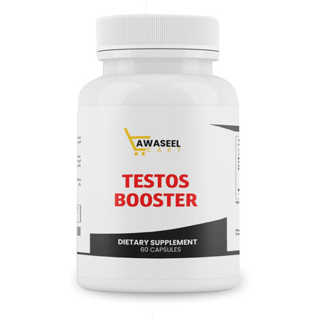 Tawaseel Men'S Testosterone Booster - Natural Supplement for Muscle Strength and Performance - 60 Capsules