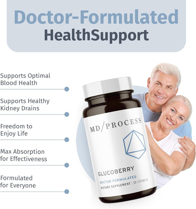 Glucoberry Maqui Berry Extract with Chromium Picolinate for Blood Health Support - with Biotin and Gymnema Sylvestre - Doctor Formulated - 30 Capsules