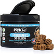 Pet Chef Nutrition Probiotic Soft Treats for Dogs | Digestive Gut Health, Gas & Bloating, Constipation, Diarrhea & Upset Stomach | Premium Chewable Treats for Pets - All Ages & Sizes - 140 Ct (Bacon)
