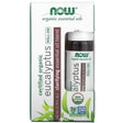 NOW ORGANIC EUCALYPTUS EO ROLL-ON 10 ML, Pack of 2
