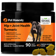 Pet Honesty Dog Hip + Joint Health Turmeric Chews, Pumpkin Coconut, 90 Ct