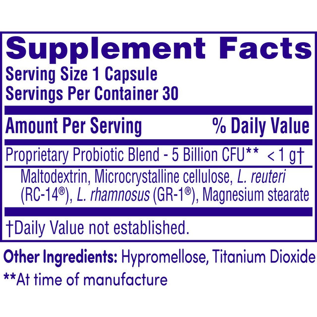 Rephresh Pro-B Probiotic Supplement for Women, 30 Oral Capsules