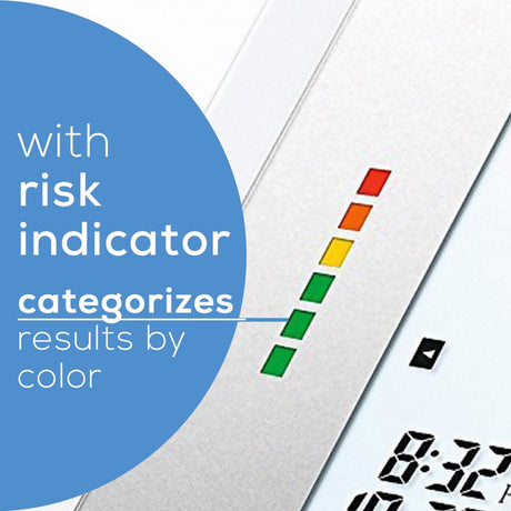 Beurer Upper Arm Blood Pressure Monitor, Large Cuff, Color Coded Results, BM26