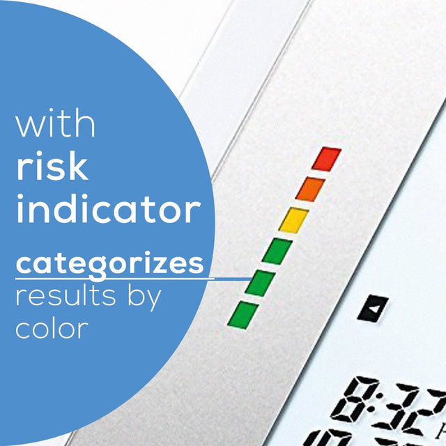 Beurer Upper Arm Blood Pressure Monitor, Large Cuff, Color Coded Results, BM26