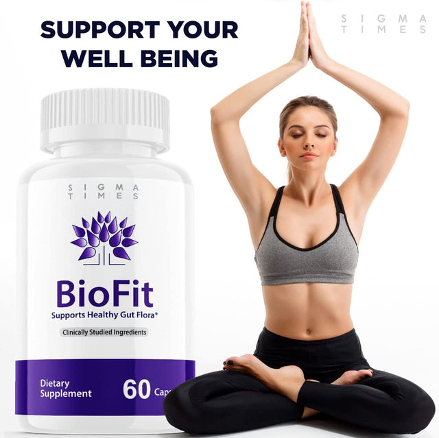 Sigma Times (2 Pack) Biofit, Biofit Probiotic Capsules, Biofit Pills Supplmenet Max for Women, Bio Fit Probiotics for Women, Biofit Tea Original Support Healthy (120 Capsules)