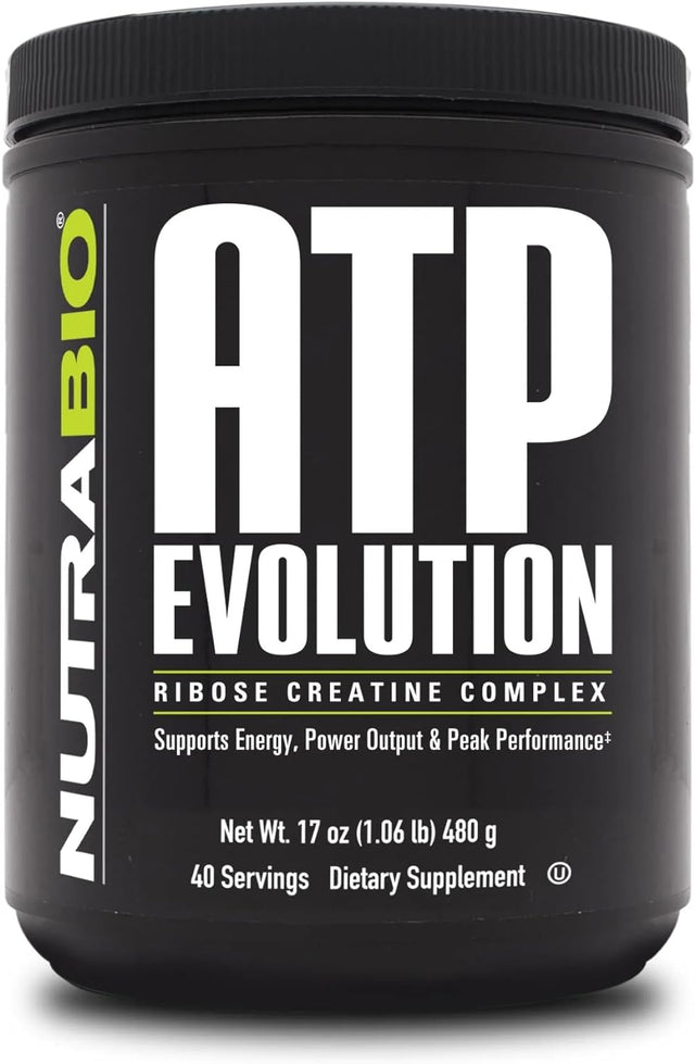 Nutrabio ATP Evolution, Supercharged Muscle Recovery, 500G Powder - 40 Servings