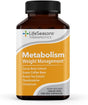 Lifeseasons - Metabolism - Weight Control Support and Energy Booster Supplement - Natural Appetite Suppressant - Chromium, Apple Cider Vinegar and Cocoa Bean Extract - 140 Capsules