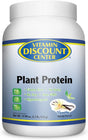 Vitamin Discount Center Plant Protein, 21G Protein per Serving, Vegan, Gluten Free, Vanilla 1.1 Lb