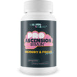 Pro Ascension Brain - Memory & Focus Formula - Cognitive Support Brain Supplement - Advanced Nootropic Brain Booster Pills for Enhanced Mental Performance, Memory, Concentration, & Focus