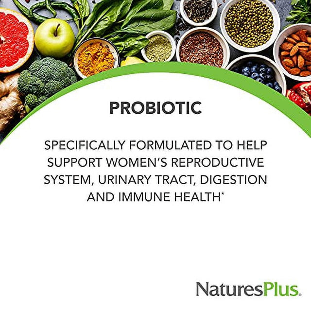 Naturesplus GI Natural Probiotic Women - 30 Capsules - Digestive & Immune Support, Urinary Tract Health - Includes Cranberry - Gluten Free - 30 Servings