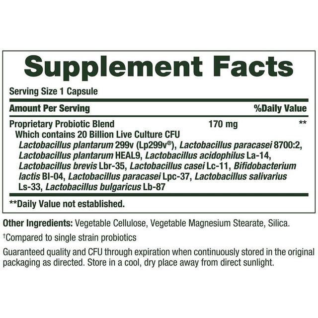 Nature'S Bounty Ultra Strength Probiotic 10, 70 Capsules