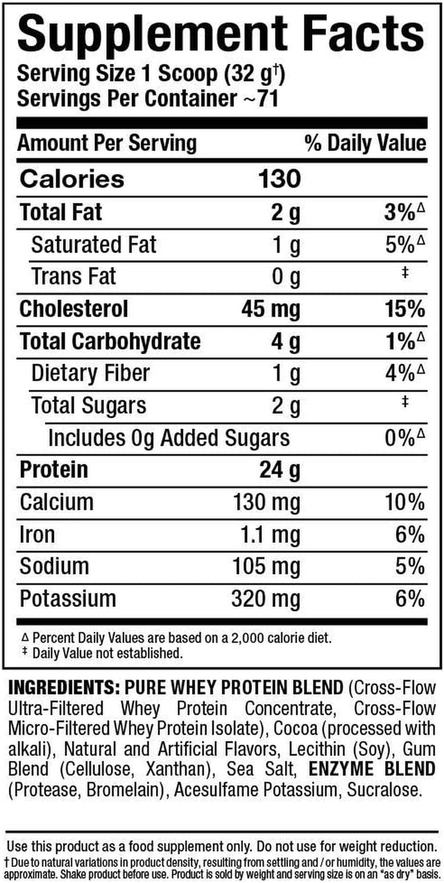 ALLMAX Gold ALLWHEY, Chocolate - 5 Lb - 24 Grams of Protein per Scoop - Gluten Free, Low Carb & Low Sugar - Approx. 71 Servings