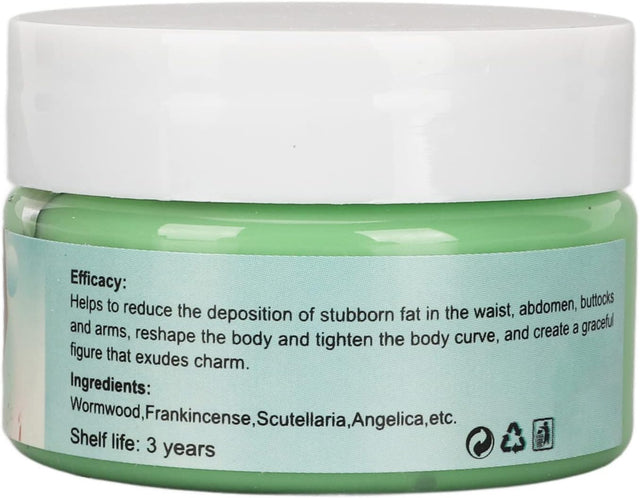 Zjchao 2 Pack 30G Wormwood Slimming Cream Belly Fat Burning Cream Slimming Hot Cream