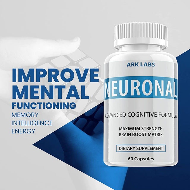 Neuronal - Brain Boost Matrix Supplement - Memory Booster Dietary Supplement for Focus, Memory, Clarity, & Energy - Advanced Cognitive Formula for Maximum Strength - 120 Capsules (2 Pack)