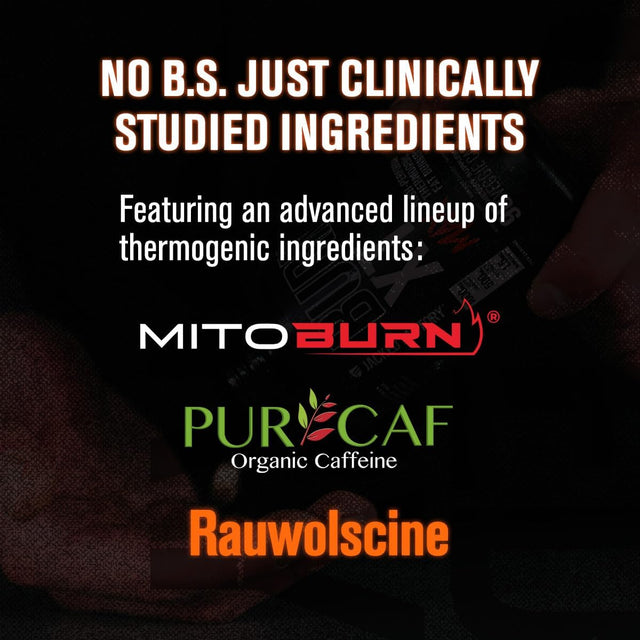 Jacked Factory Burn-Xt Max - High-Performance Thermogenic Fat Burner & Appetite Suppressant for Men & Women W/Purcaf Organic Caffeine, Mitoburn, Green Tea, Acetyl L Carnitine & More - 90 Capsules