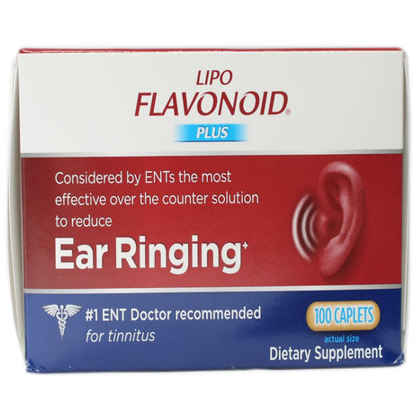 Lipoournal-Flavonoid plus Dietary Supplement, for Ear Health 100 Ea Pack of 3