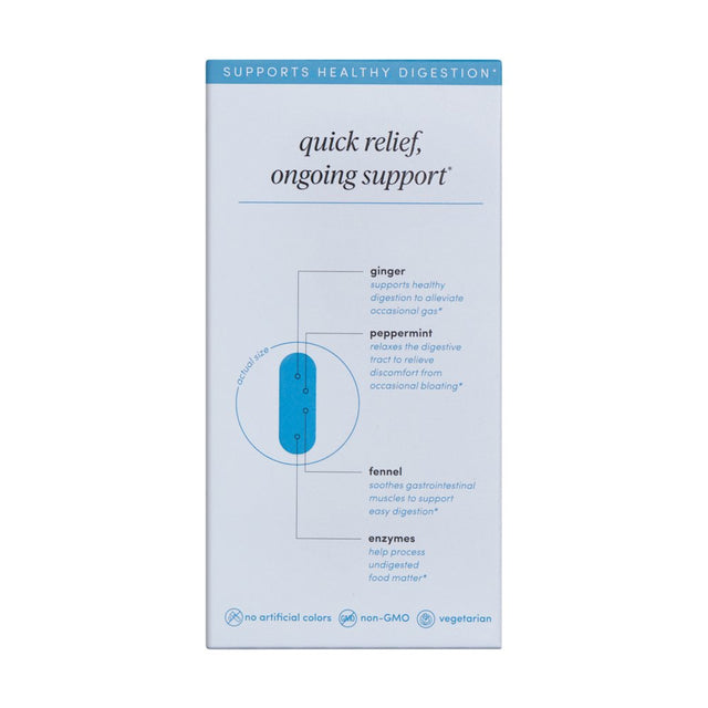 Hers Digest Debloat Probiotic Supplement for Women, Digestion Support, 60 Count