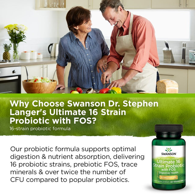 Swanson Dr. Stephen Langer'S Ultimate 16 Strain Probiotic with Fos 2 Pack