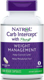 Natrol Carb Intercept Capsules with White Kidney Bean Extract - Controls Carbs, Metabolizes Fats, Clinically Tested - Promotes Healthy Weight, 1000Mg, 120 Count