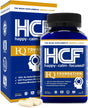 HCF Happy, Calm & Focused - Natural Nootropic Focus Supplement - Boost Concentration, Enhance Focus, Natural Calm Aid & Stress Relief - 90 Capsules for Men & Women - Caffeine-Free Brain Supplement