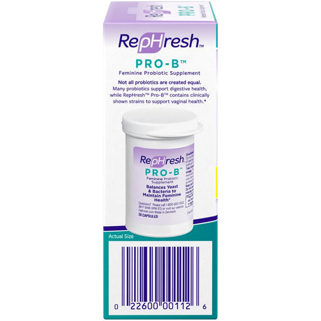 Rephresh Pro-B Probiotic Supplement for Women, 30 Oral Capsules