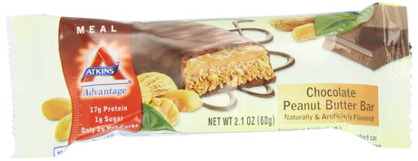 Atkins Advantage Bars, Chocolate Peanut Butter, 5 Count