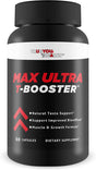 Max Ultra T-Booster - Natural Testosterone Support - Support Improved Blood Flow - Muscle Growth Formula - Muscle Building & Testosterone Support Formula for Recovery - Stamina - Endurance - Growth