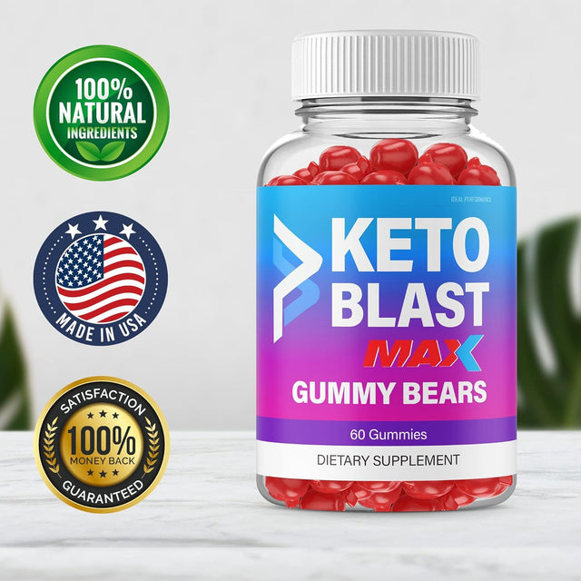 IDEAL PERFORMANCE (3 Pack) Ketosis Blast Gummies 800Mg Ketosis Blast Gummy Bears Weight Blaster Loss Watcher (180 Gummies)