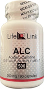 Lifelink'S ALC (Acetyl L-Carnitine) | 500 Mg X 90 Capsules | Cognitive Enhancer | Gluten Free & Non-Gmo | Made in the USA