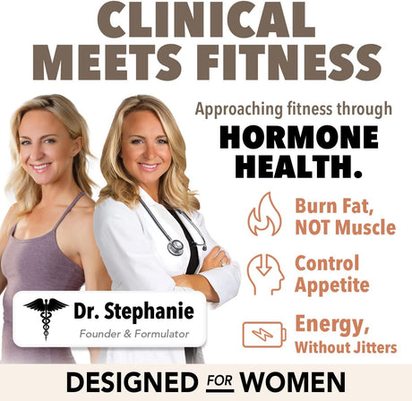 Dr. Stephanie'S Her Fitness - Daily Women’S Boost for Weight Management & Exercise Support - Hormone Balance