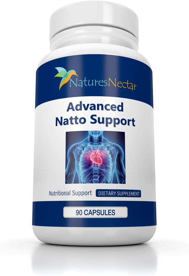 Nattokinase 4000 FU Supplement- 200Mg of Natto Kinase Powder All Natural Blood Thinner Capsules Made from Organic Fermented Beans Can Help to Improve Blood Circulation