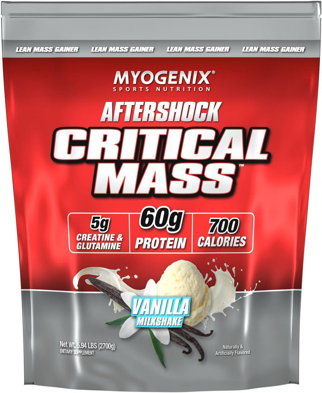 Myogenix Aftershock Critical Mass Vanilla Milk Shake, 5.62 Pounds