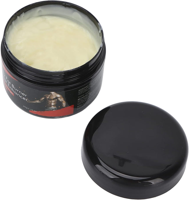 2Pcs Hot Sweat Cream, Male Abdominal Muscle Sweating Cream, Lines Shaping Cream, Strengthening Muscle Massage Cream, Muscles Burn Calories Slimming Cream for Fitness 60G
