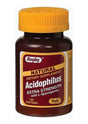 Rugby Acidophilus Probiotic Dietary Supplement 100 per Bottle Tablet Pack of 2