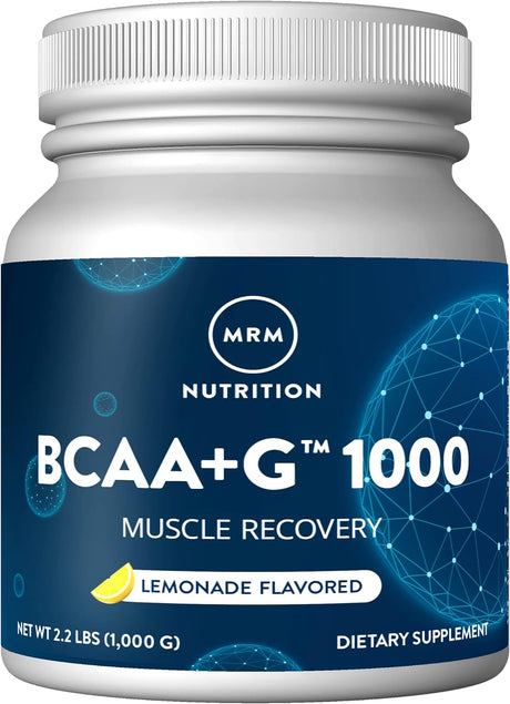 MRM BCAA+G, Lemonade, 35.2-Ounce (1000G) Plastic Jar