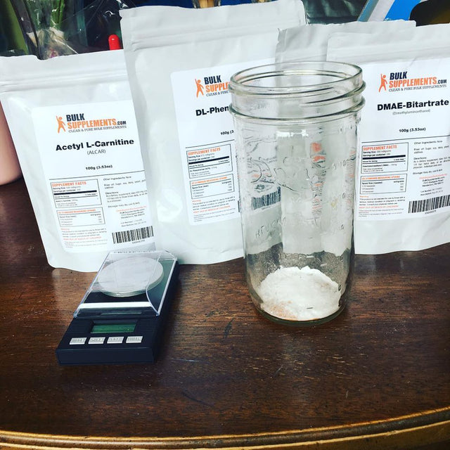 Bulksupplements.Com Dmae-Bitartrate Powder - Mental Focus Supplement - Nerve Support Supplement - Acetylcholine Supplements (500 Grams - 1.1 Lbs)