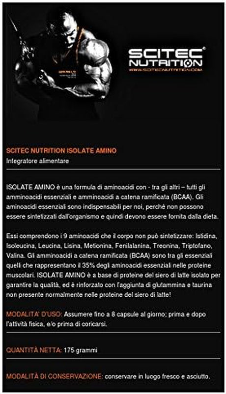 Scitec Nutrition Isolate Amino - 250 Capsules