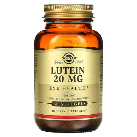 Solgar, Lutein, 20 Mg, 60 Softgels