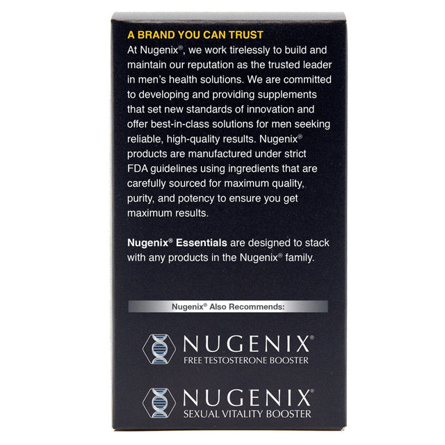 Nugenix Essentials Horny Goat Weed Men'S Performance Supplement, 500 Mg, 30 Count