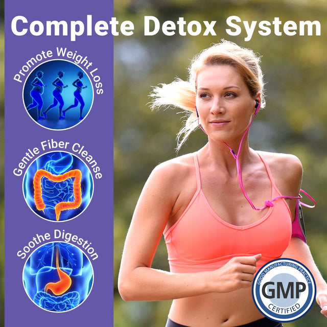 Marine Essentials - Colon Cleanse Dietary Supplement - 9 Strain Probiotic Blend, Senna Leaf Extract + Psyllium Husk