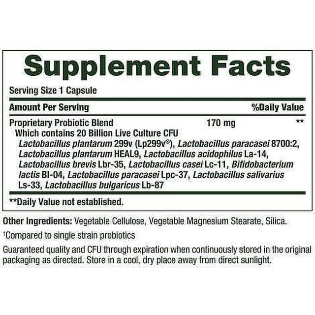 Nature'S Bounty Ultra Strength Probiotic 10, 70 Capsules (2 Pack)