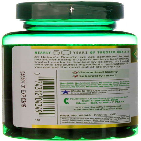 Nature'S Bounty Cranberry Fruit 4200 Mg plus Vitamin C, Softgels, 120 Ea