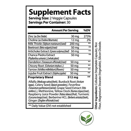 Liver Health Complex | 60 Vegan Capsules
