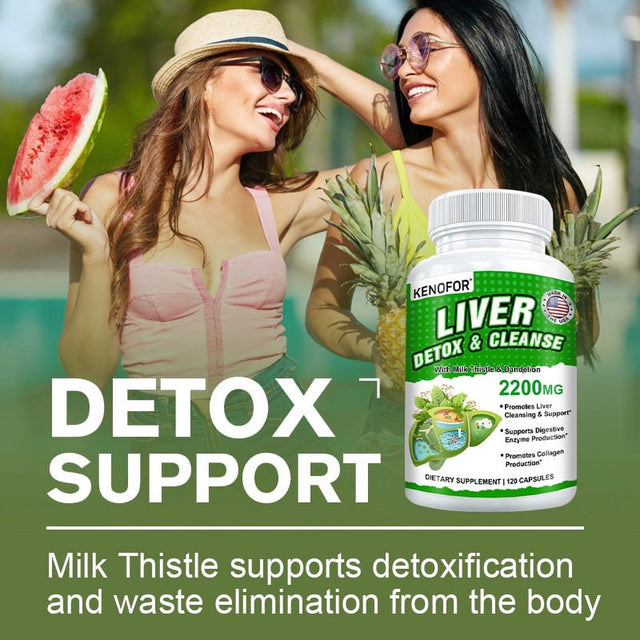 KENOFOR Liver Cleanse Detoxification and Repair - Artichoke Extract Liver Health Formula for Liver Detoxification, Digestion and Cleansing.