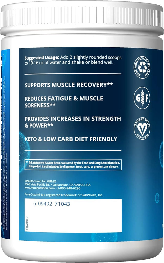MRM Nutrition Reload BCAA+G Post-Workout Recovery | Watermelon Flavored | 9.6G Amino Acids | with Carnosyn® | Muscle Recovery | Keto Friendly | 26 Servings