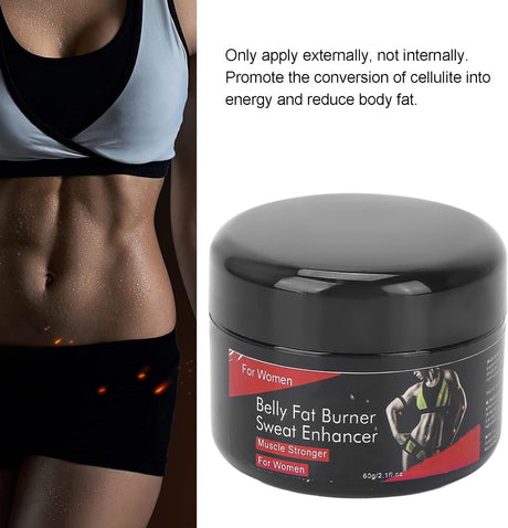 60G Slimming Cream, Abdominal Muscle Shaping Cream Exercise and Strengthening Muscle Massage Cream, Firming Anti-Cellulite Fat Burning, 2Pcs