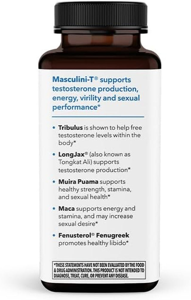 Life Seasons Masculini-T - Testosterone Support Supplement - Enhances Mental & Physical Aspects of Sexual and Athletic Performance - Supports Normal Erectile Function - Improve Libido - 90 Capsules