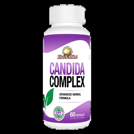 Rise-N-Shine Candida Complex, Caprylic Acid, Aloe Vera, Dietary Supplement for Men and Women, 30 Ct