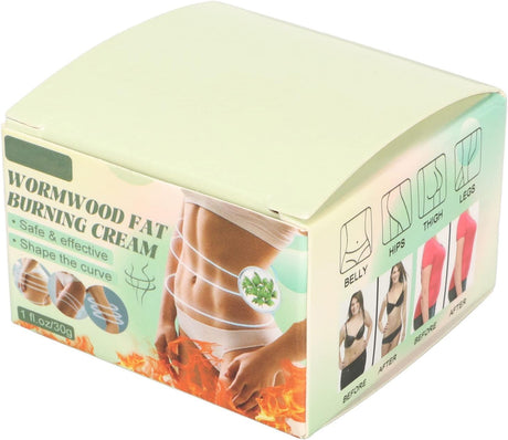 Zjchao 2 Pack 30G Wormwood Slimming Cream Belly Fat Burning Cream Slimming Hot Cream