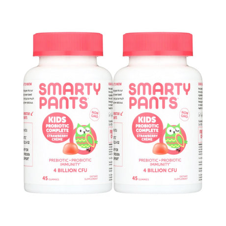 Smartypants Kids Probiotic Immunity Gummies Strawberry Flavor 45 Count ( 2 Pack )
